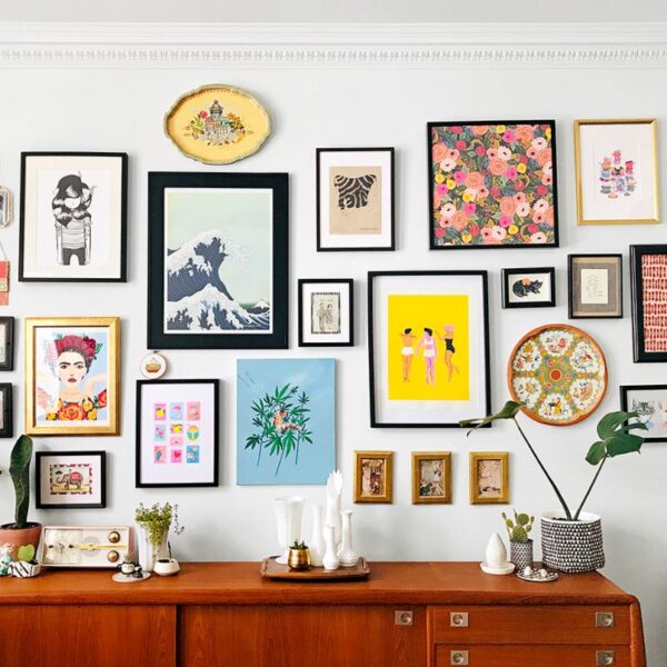 Praktische inspiratie voor jouw eigen gallery wall